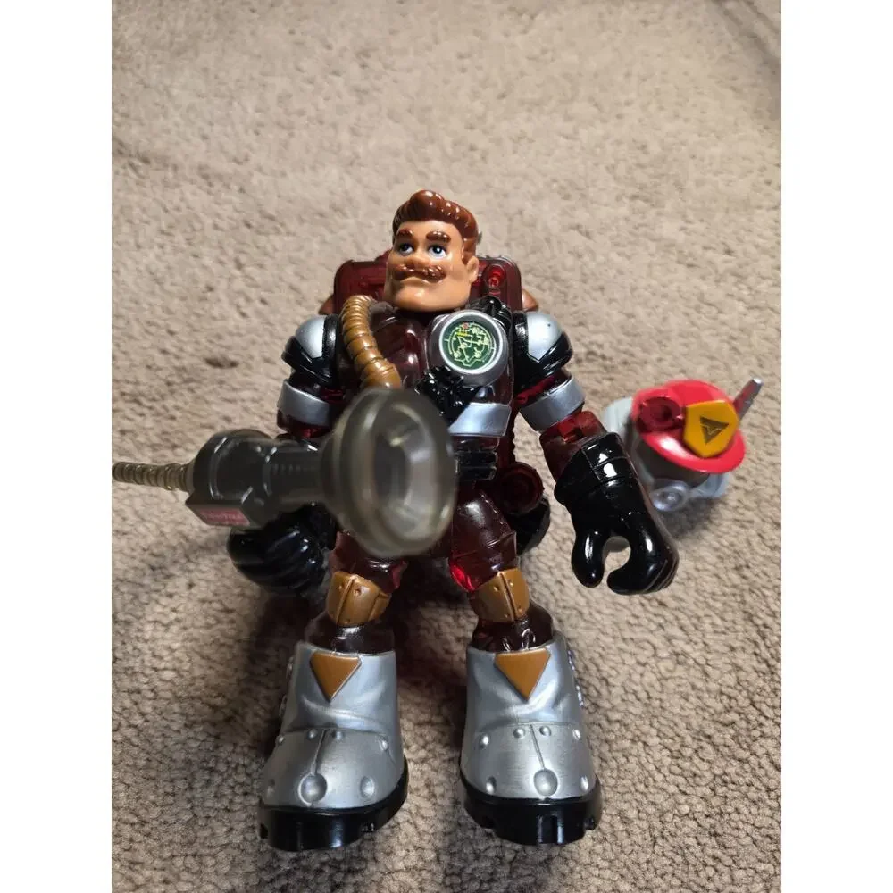 Fisher Price Rescue Heroes Warren Waters Voice Tech 78185 Figure Backpack 2001